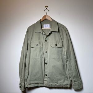 NN07 No Nationality Pale Green Wilas 1449 Shirt Shacket